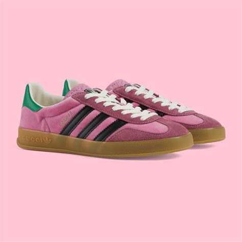 adidas pink gucci|pink Gucci Adidas shoes.